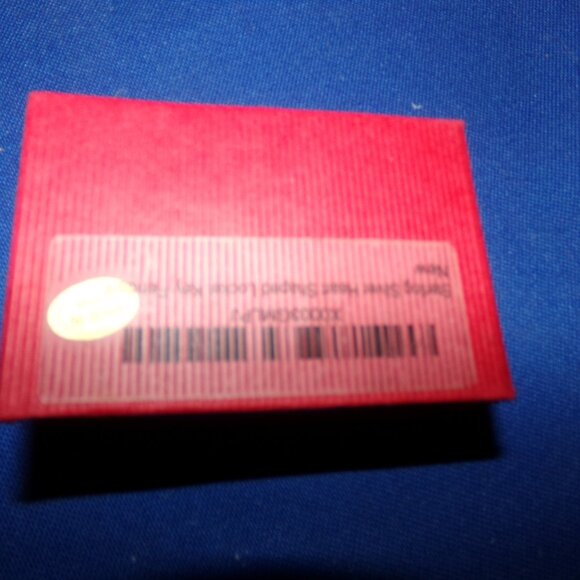 New -Silver Rhodium-Plated Heart Locket Key Pendant - 750 Italy - Red Ribbon Box - Picture 16 of 16